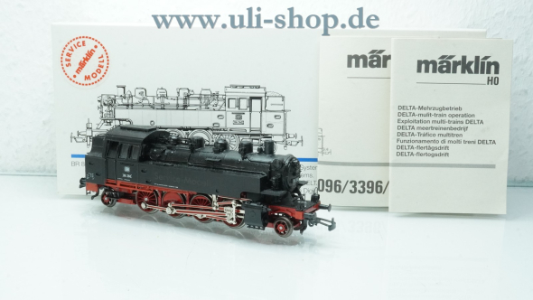 Märklin H0 3396 Dampflok Wechselstrom delta Galeriebild - zum Vergrößern bitte auf das Bild klicken
