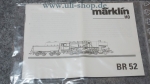Märklin H0 BR 52 Bedienungsanleitung Galeriebild - zum Vergrößern bitte auf das Bild klicken