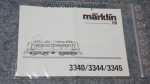 Märklin H0 3340/3344/3345 Bedienungsanleitung Galeriebild - zum Vergrößern bitte auf das Bild klicken