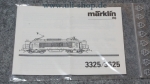 Märklin H0 3325/3625 Bedienungsanleitung Galeriebild - zum Vergrößern bitte auf das Bild klicken