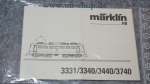 Märklin H0 3331/3340/3440/3740 Bedienungsanleitung Galeriebild - zum Vergrößern bitte auf das Bild klicken