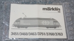 Märklin H0 3451/3460/3463/3751/3760/3763 Bedienungsanleitung Galeriebild - zum Vergrößern bitte auf das Bild klicken
