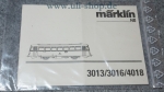 Märklin H0 3013/3016/4018 Bedienungsanleitung Galeriebild - zum Vergrößern bitte auf das Bild klicken