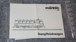 Märklin H0 Dampftriebwagen Bedienungsanleitung Galeriebild - zum Vergrößern bitte auf das Bild klicken